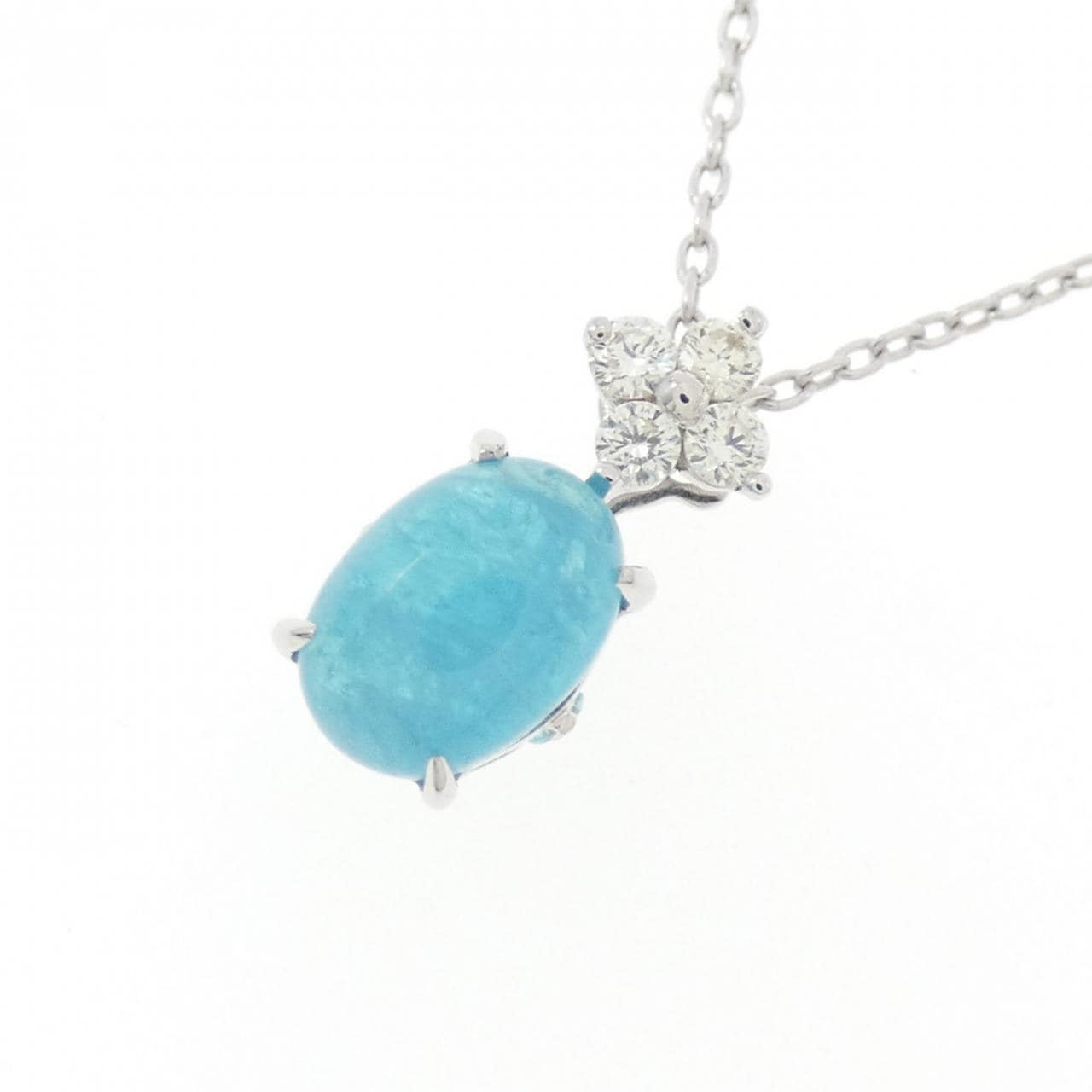 K18WG トルマリン ネックレス 0.93CT