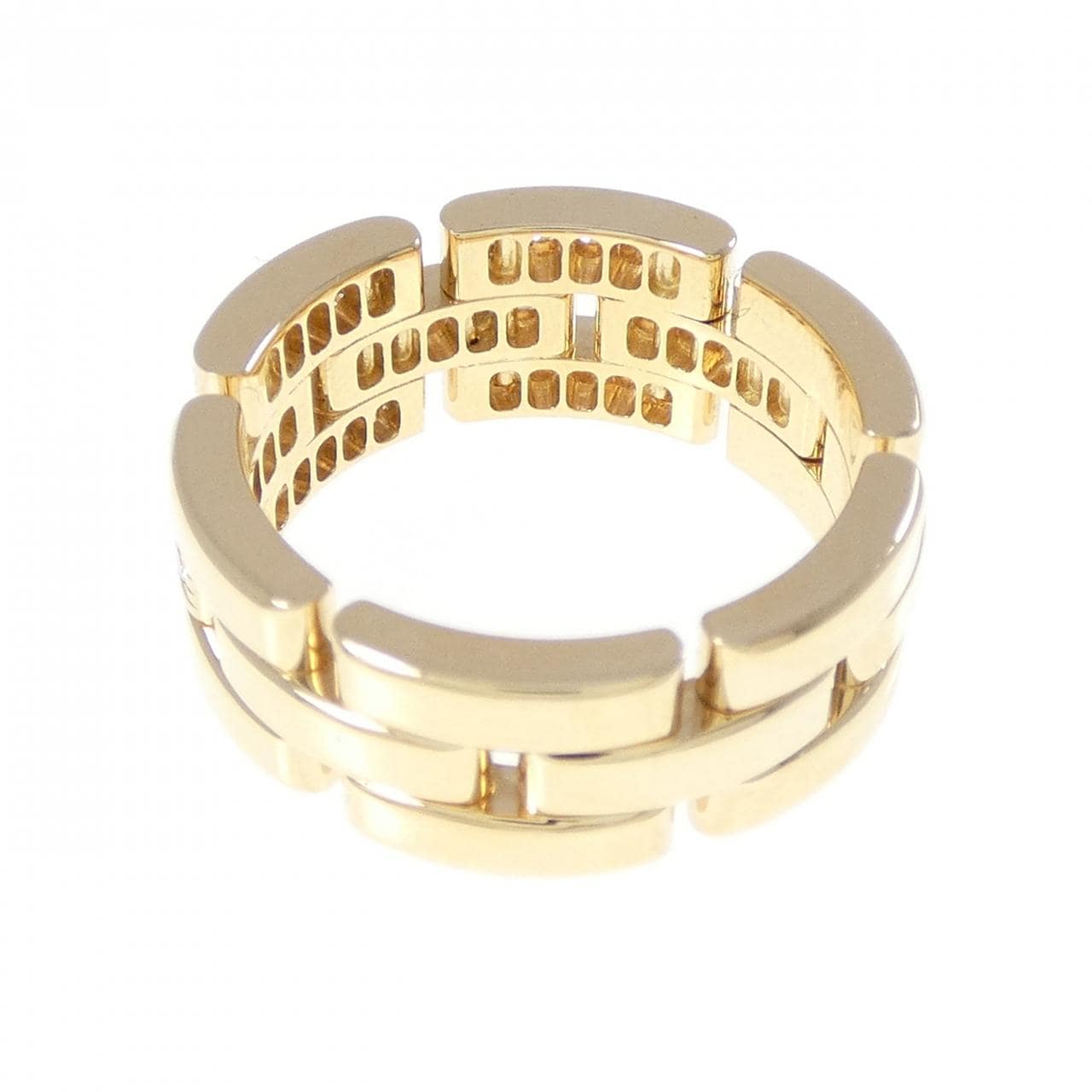 カルティエ マイヨンパンテール ハーフダイヤ リング