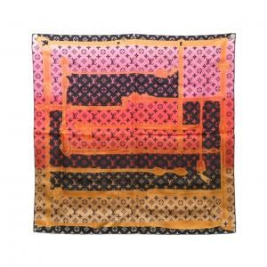 ルイヴィトン モノグラム カレ ライジング コンフィデンシャル M76145 スカーフ