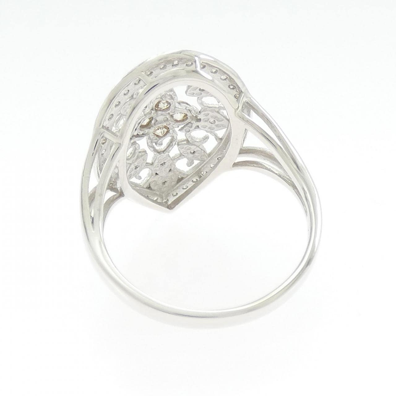 K18WG ダイヤモンド リング 0.50CT