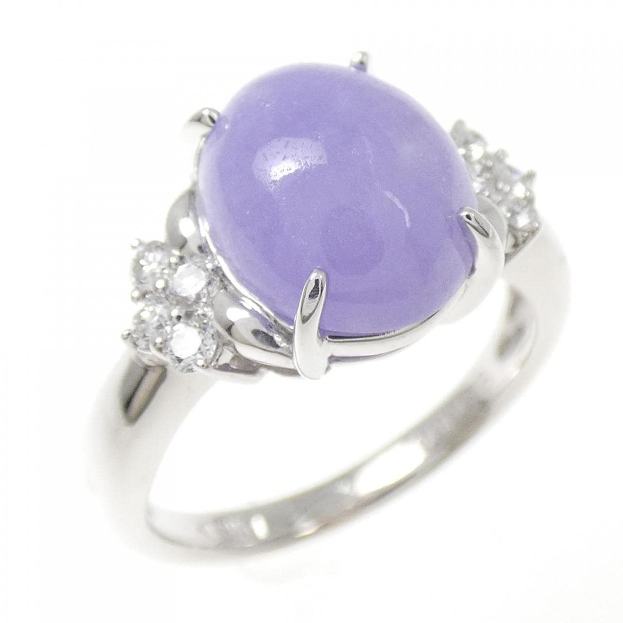 コメ兵｜K18WG ラベンダーヒスイ リング 4.00CT｜ジュエリー｜リング 