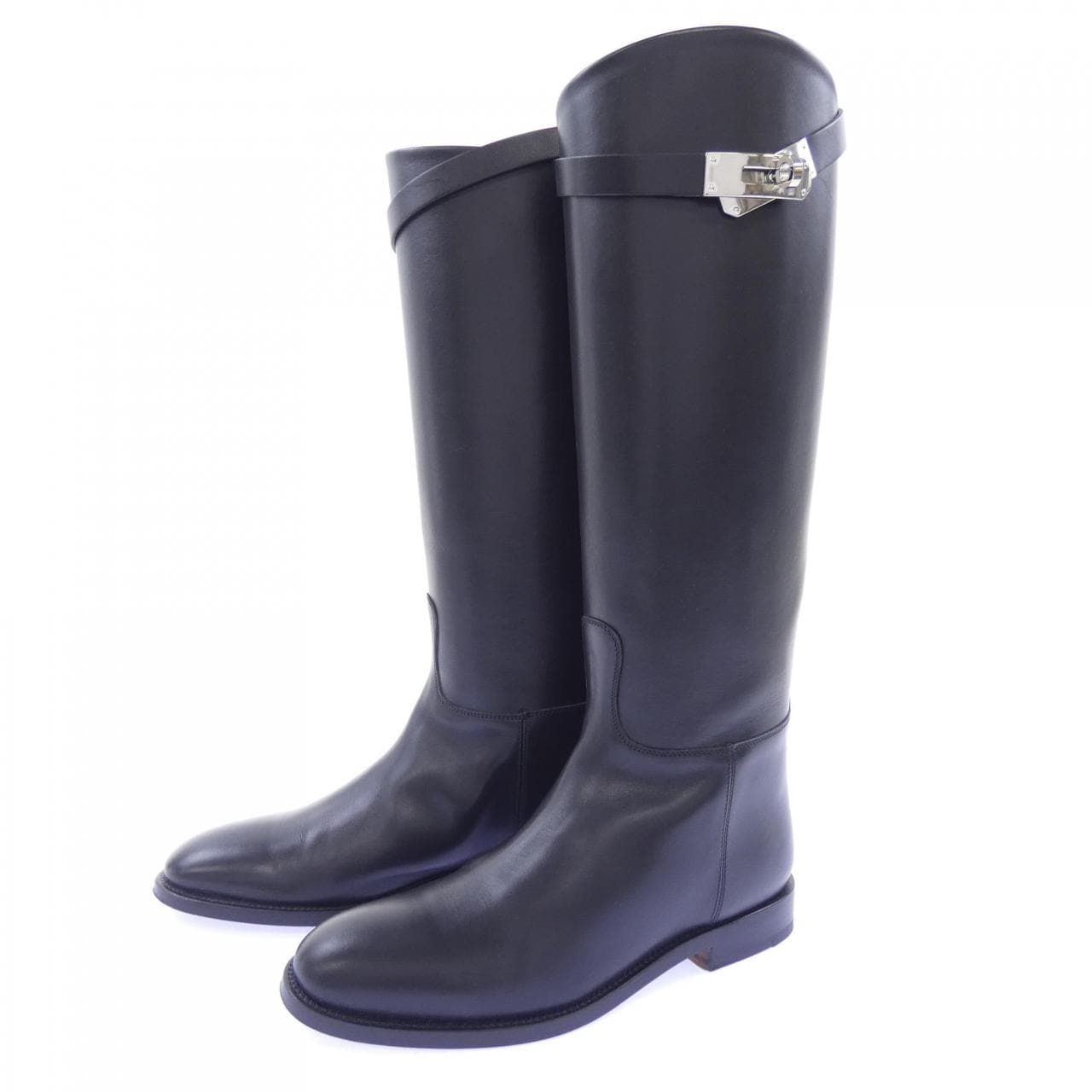 エルメス HERMES ジャンピング JUMPING ケリーバックル 042138Z ロングブーツ