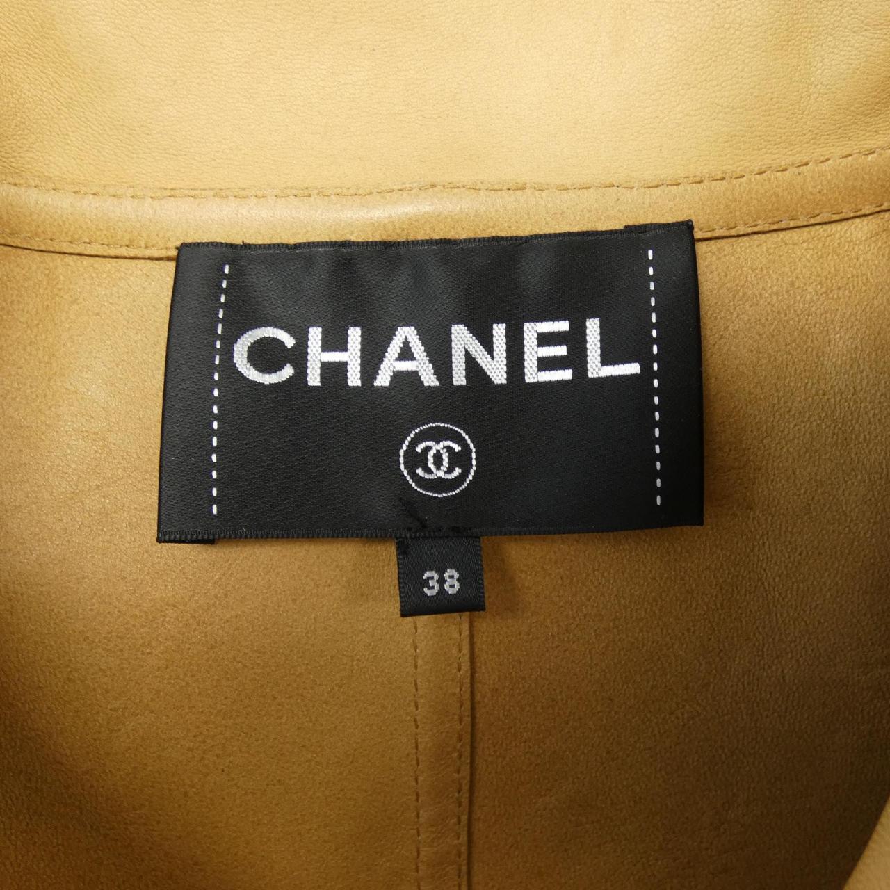 シャネル CHANEL P57197C00331 17B レザーコート