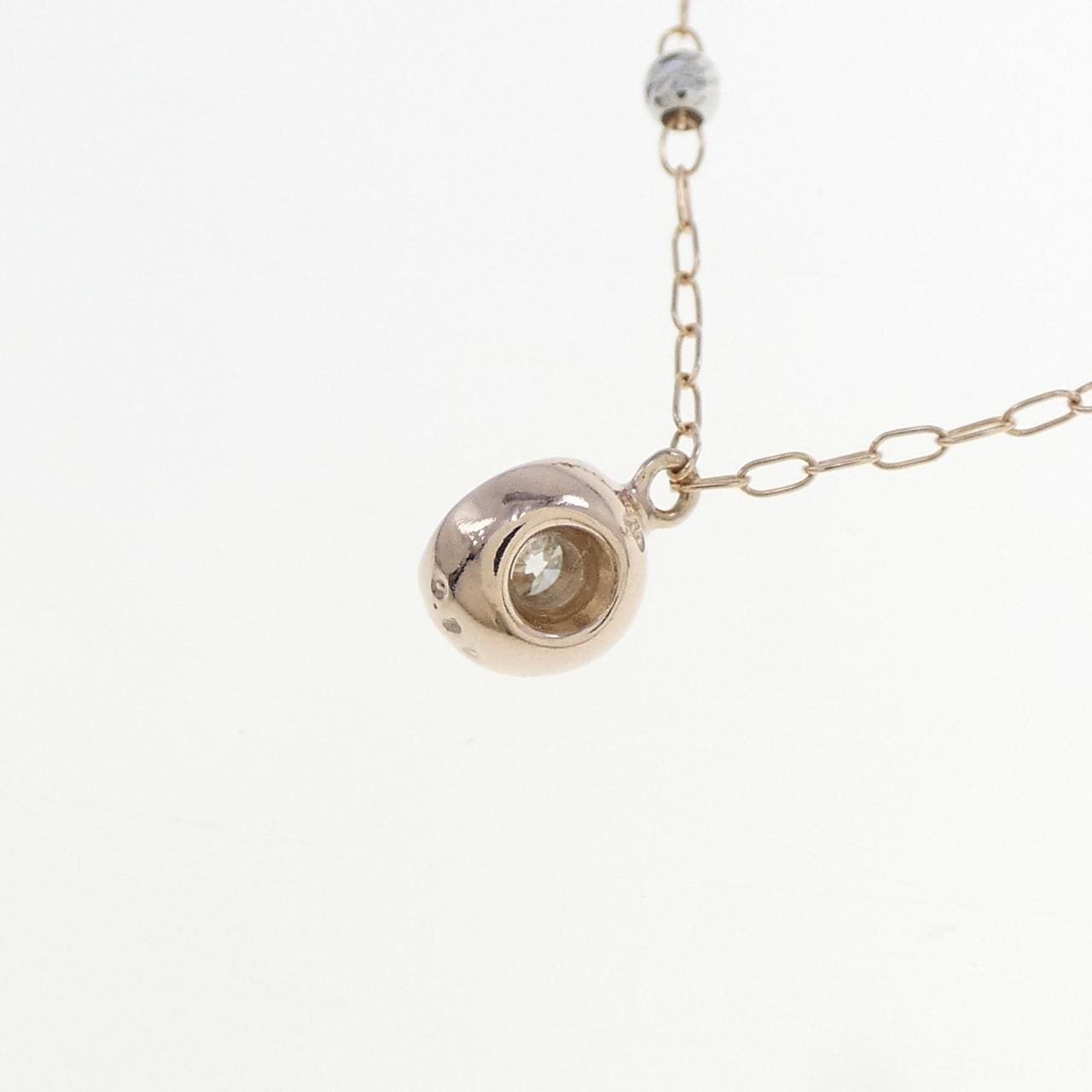 K10スリーカラー ダイヤモンド ネックレス 0.10CT