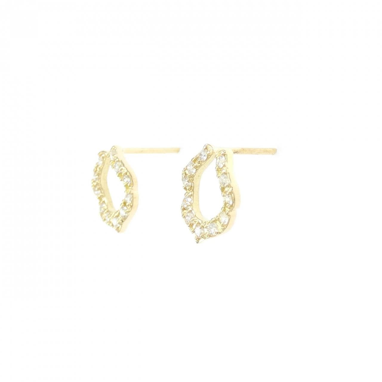 【リメイク】K18YG ダイヤモンド ピアス 0.20CT