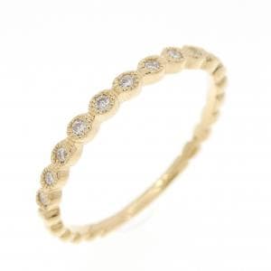 【リメイク】K18YG ダイヤモンド リング 0.10CT