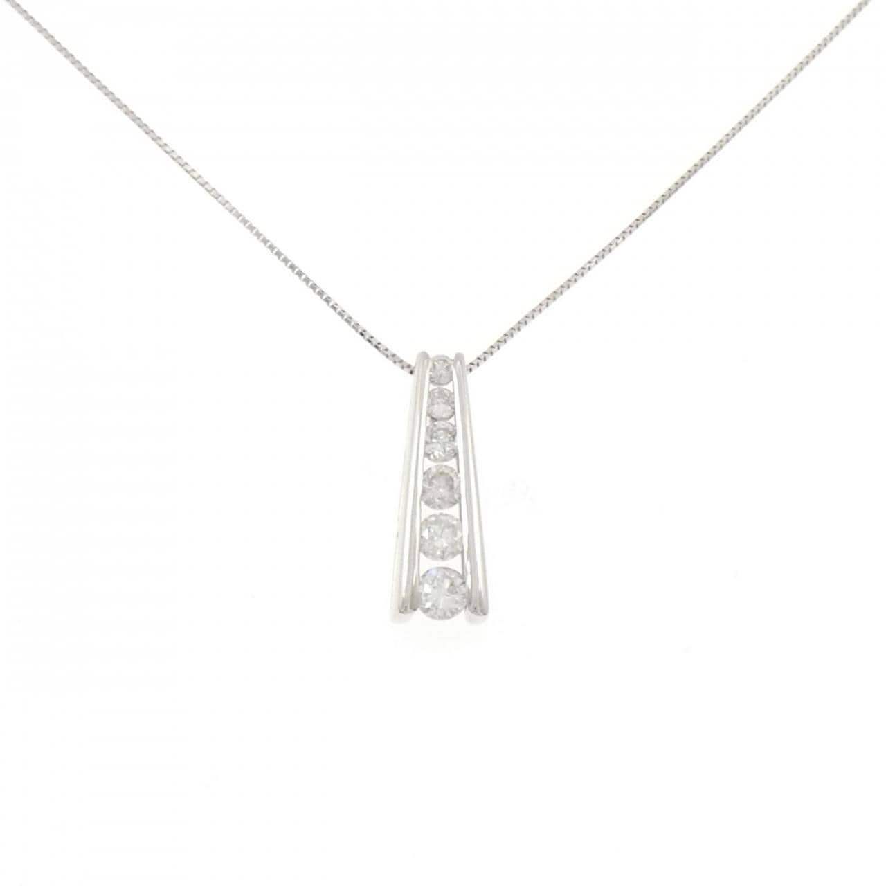 PT900/PT850 ダイヤモンド ネックレス 1.02CT