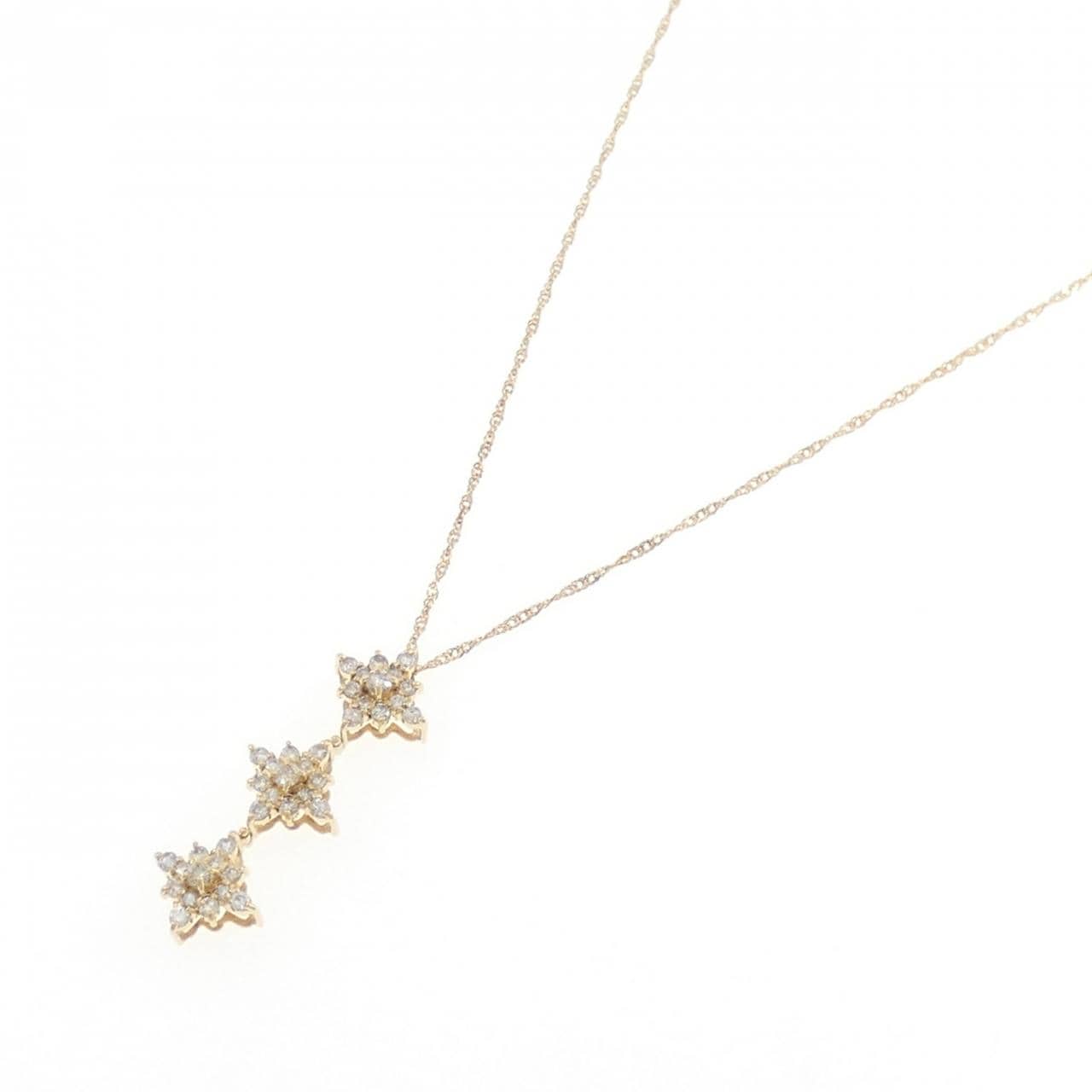 K18YG ダイヤモンド ネックレス 0.50CT