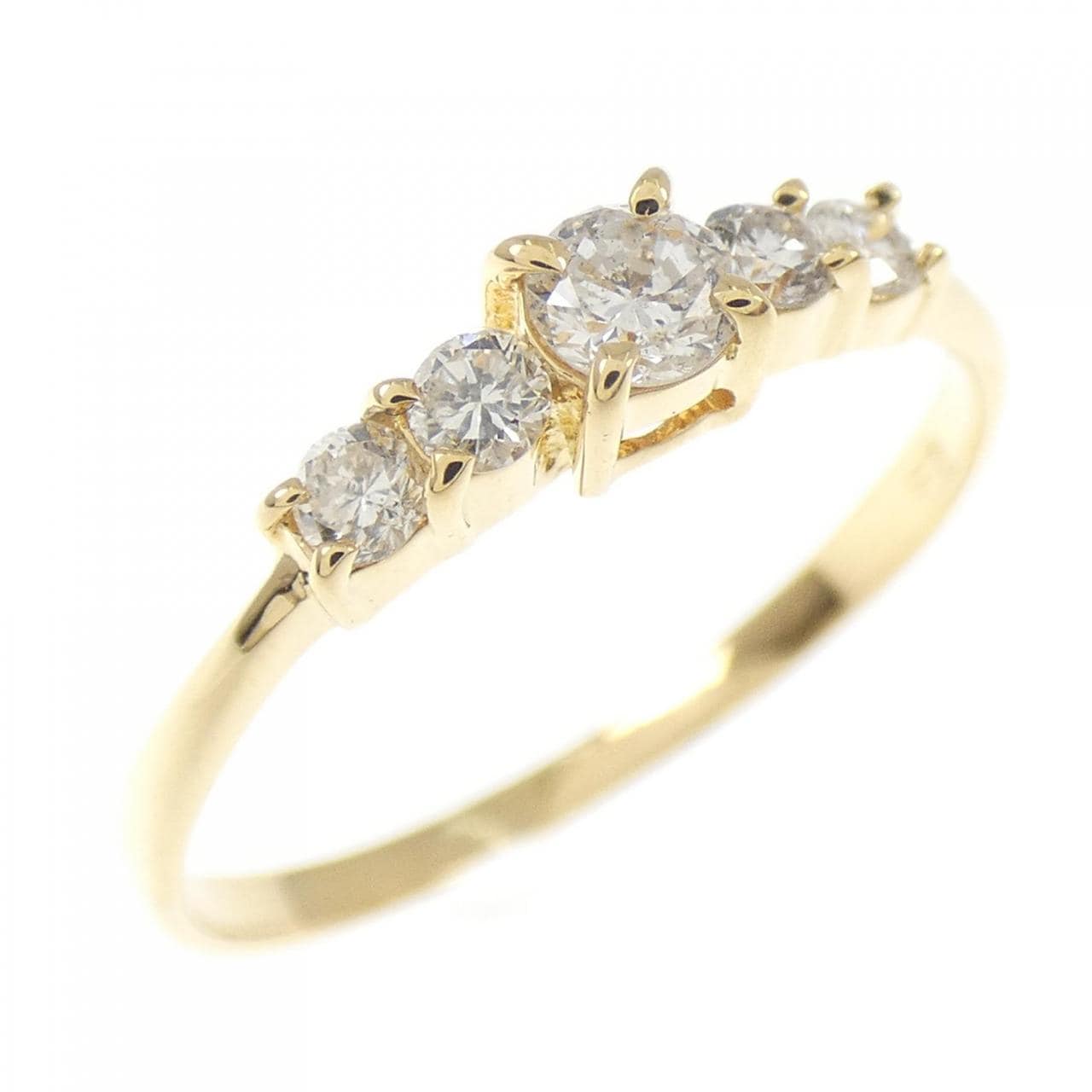 K18YG ダイヤモンド リング 0.24CT