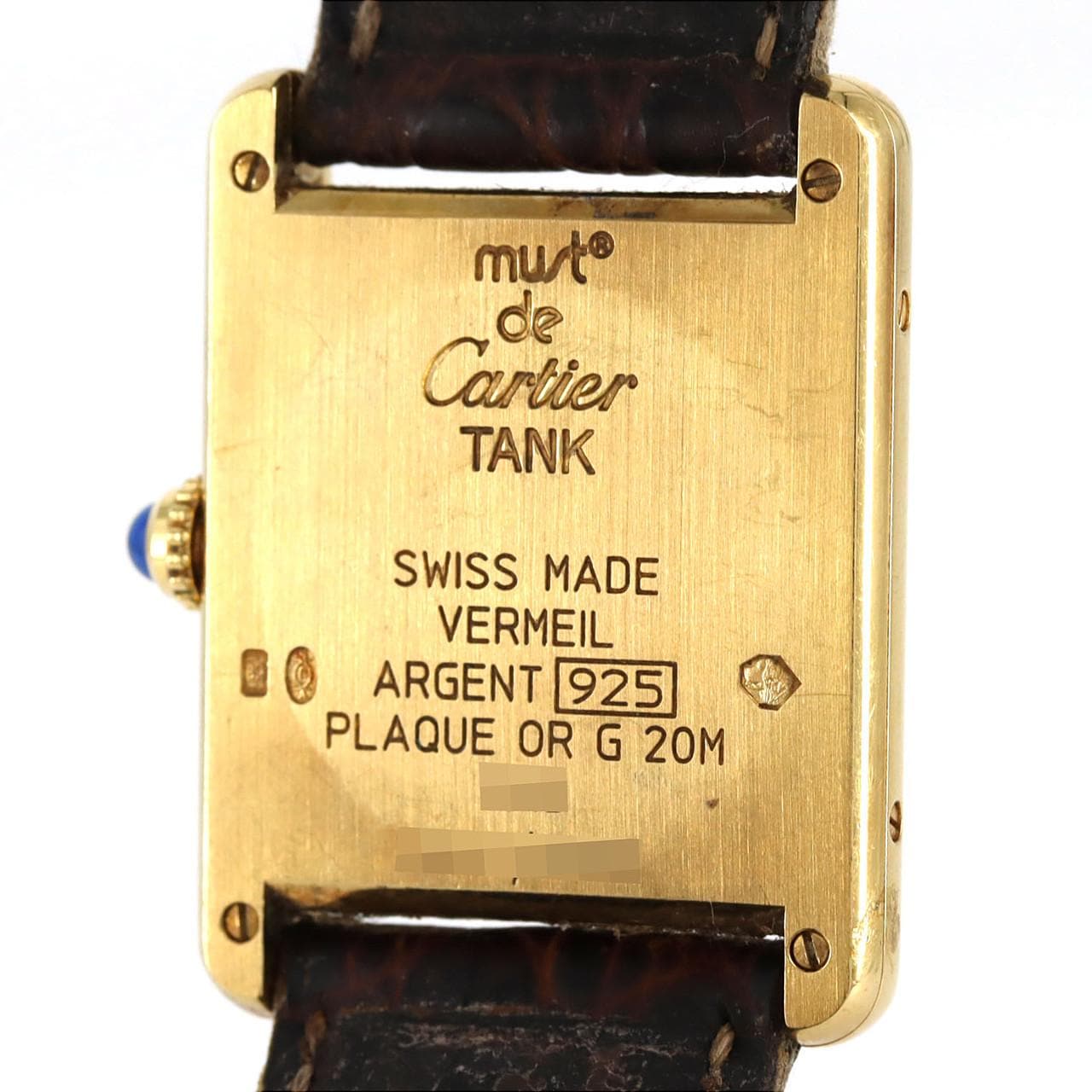 【ノーメンテナンス還元価格】カルティエ マストタンクLM GP LIMITED GP クォーツ