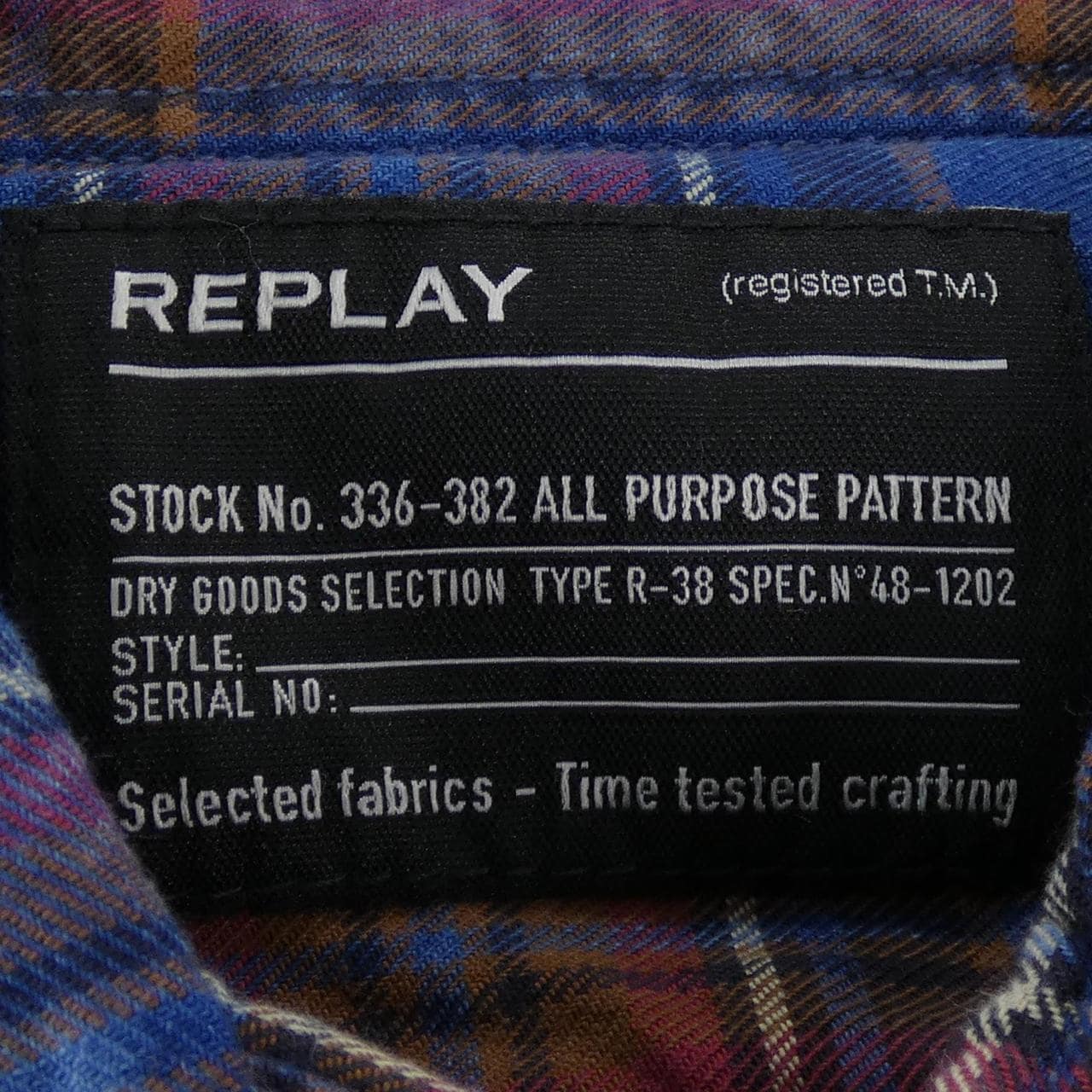 リプレイ REPLAY シャツ