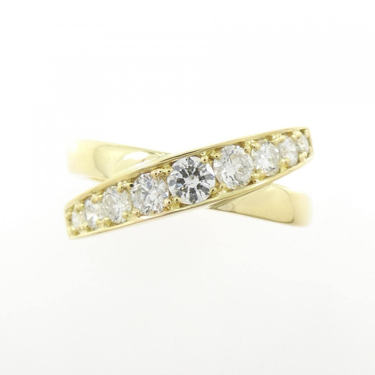 K18YG ダイヤモンド リング 0.71CT