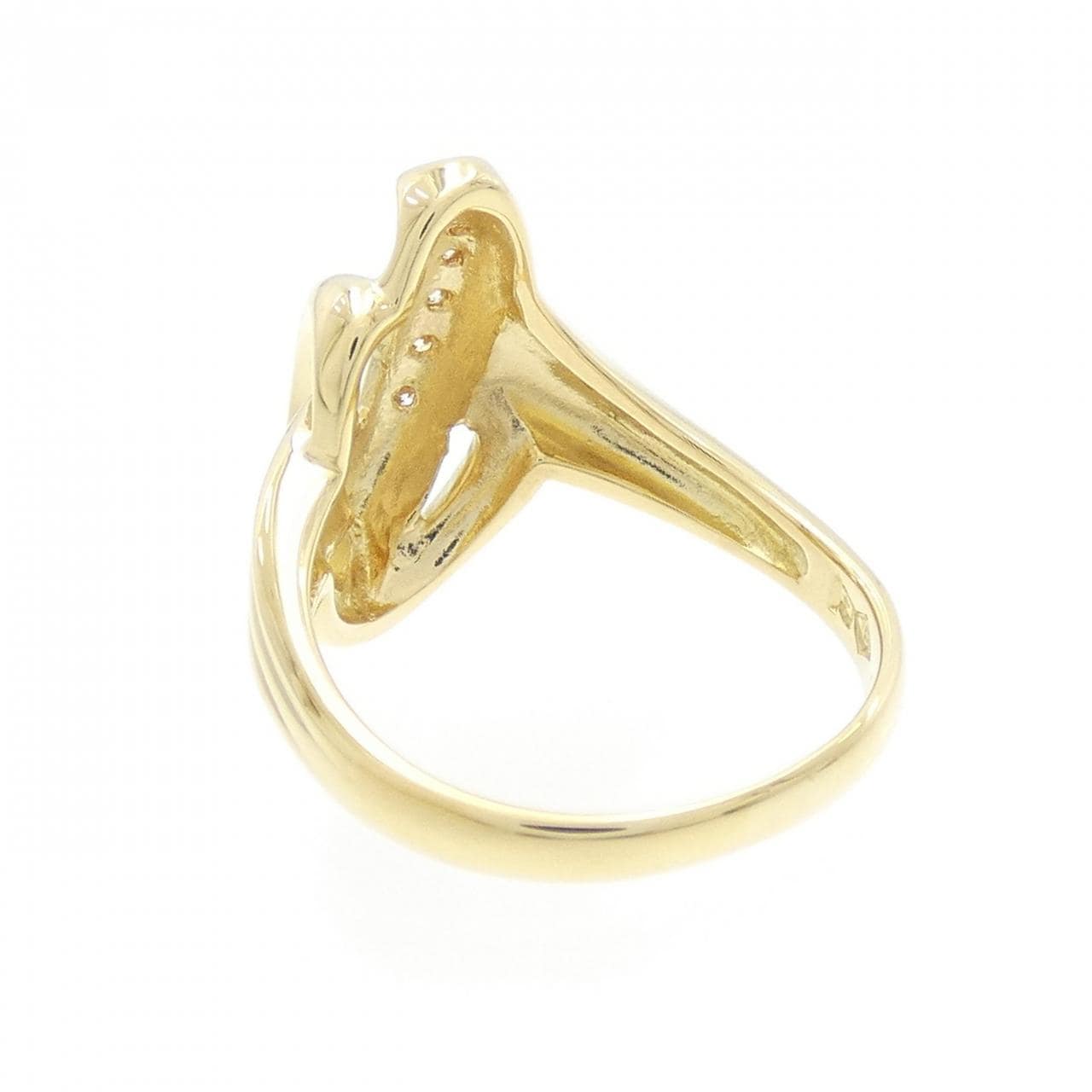 K18YG ダイヤモンド リング 0.05CT