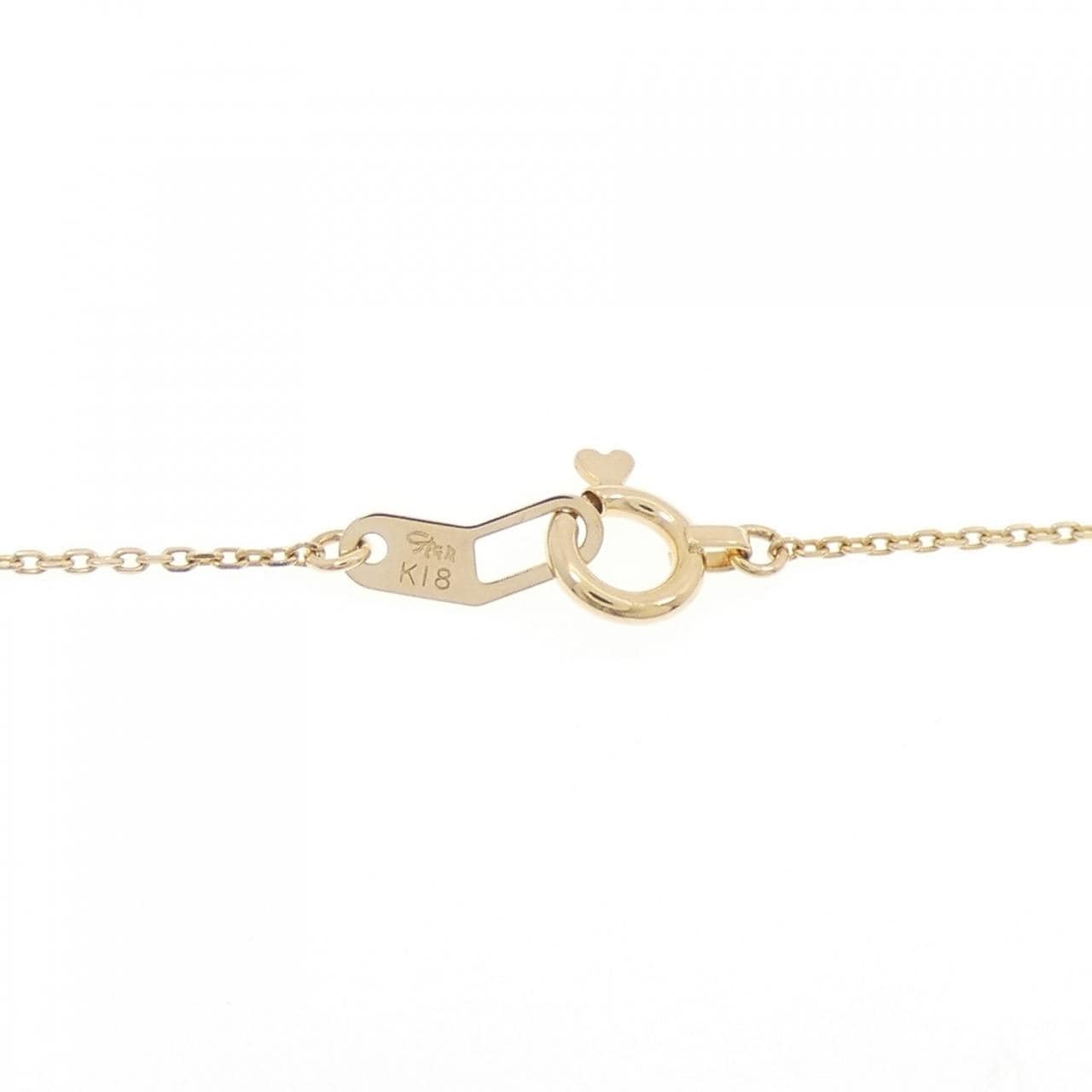 スタージュエリー イニシャル ダイヤモンド ネックレス 0.01CT