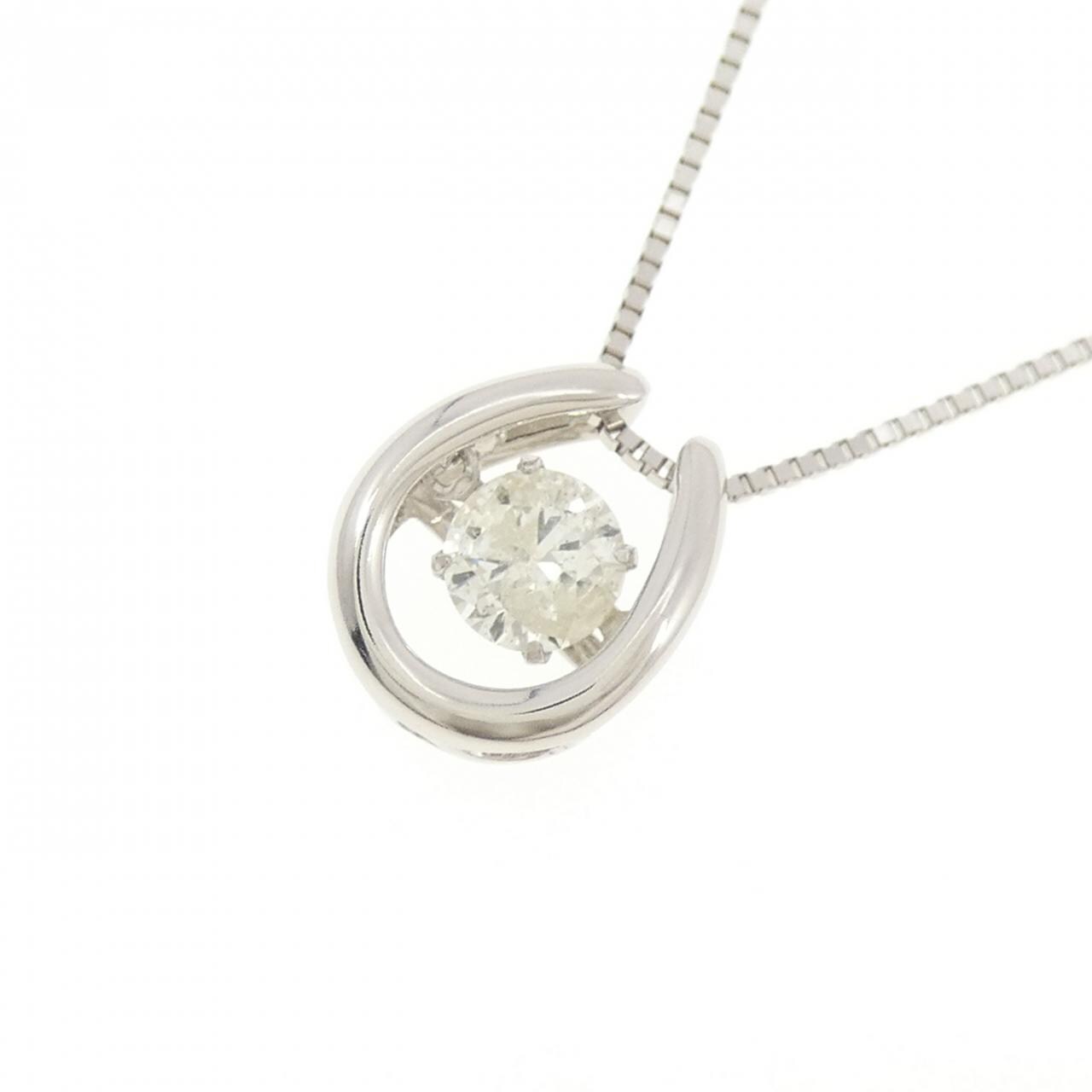 PT900/PT850 ダイヤモンド ネックレス 0.40CT