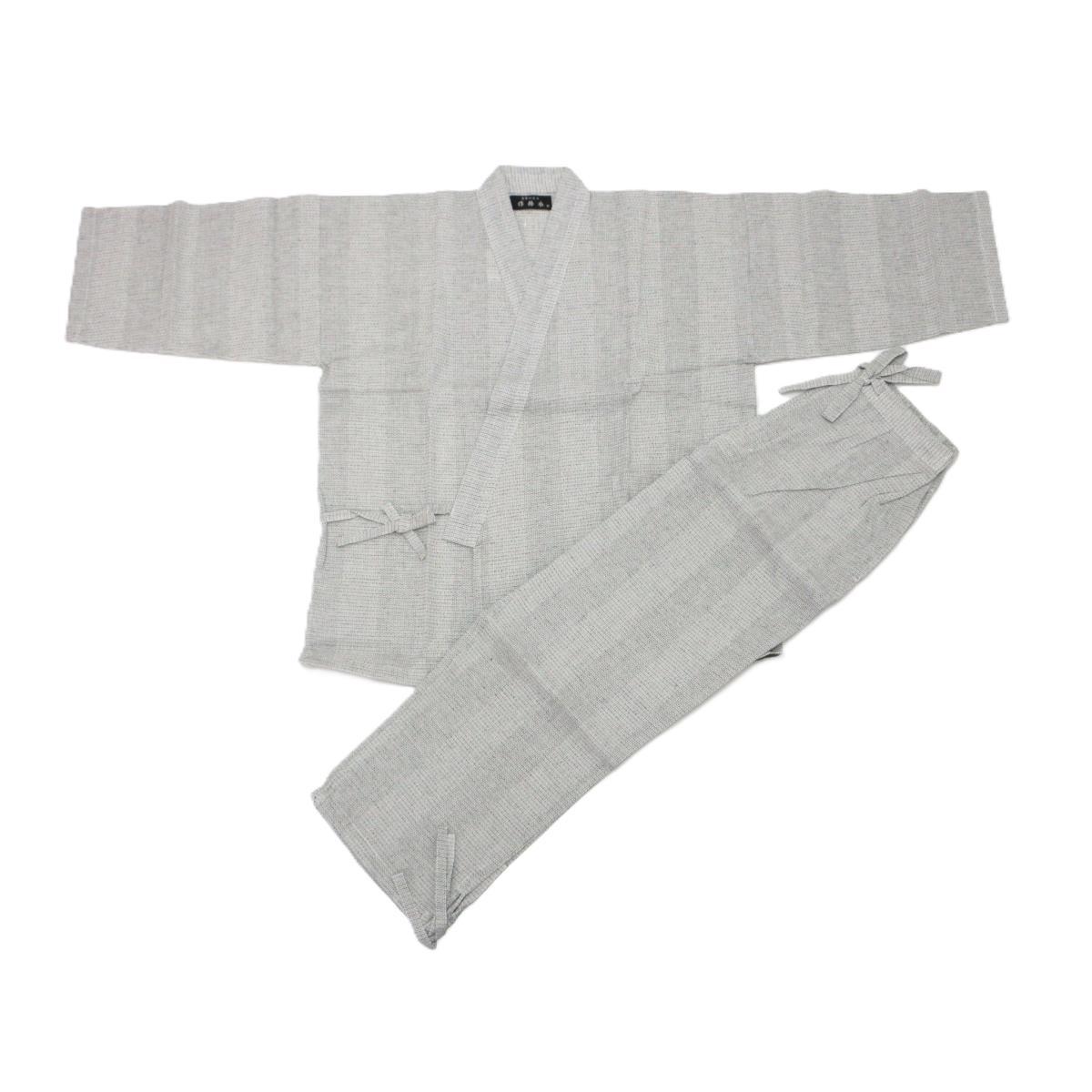 【新品】男物　作務衣　Ｍサイズ