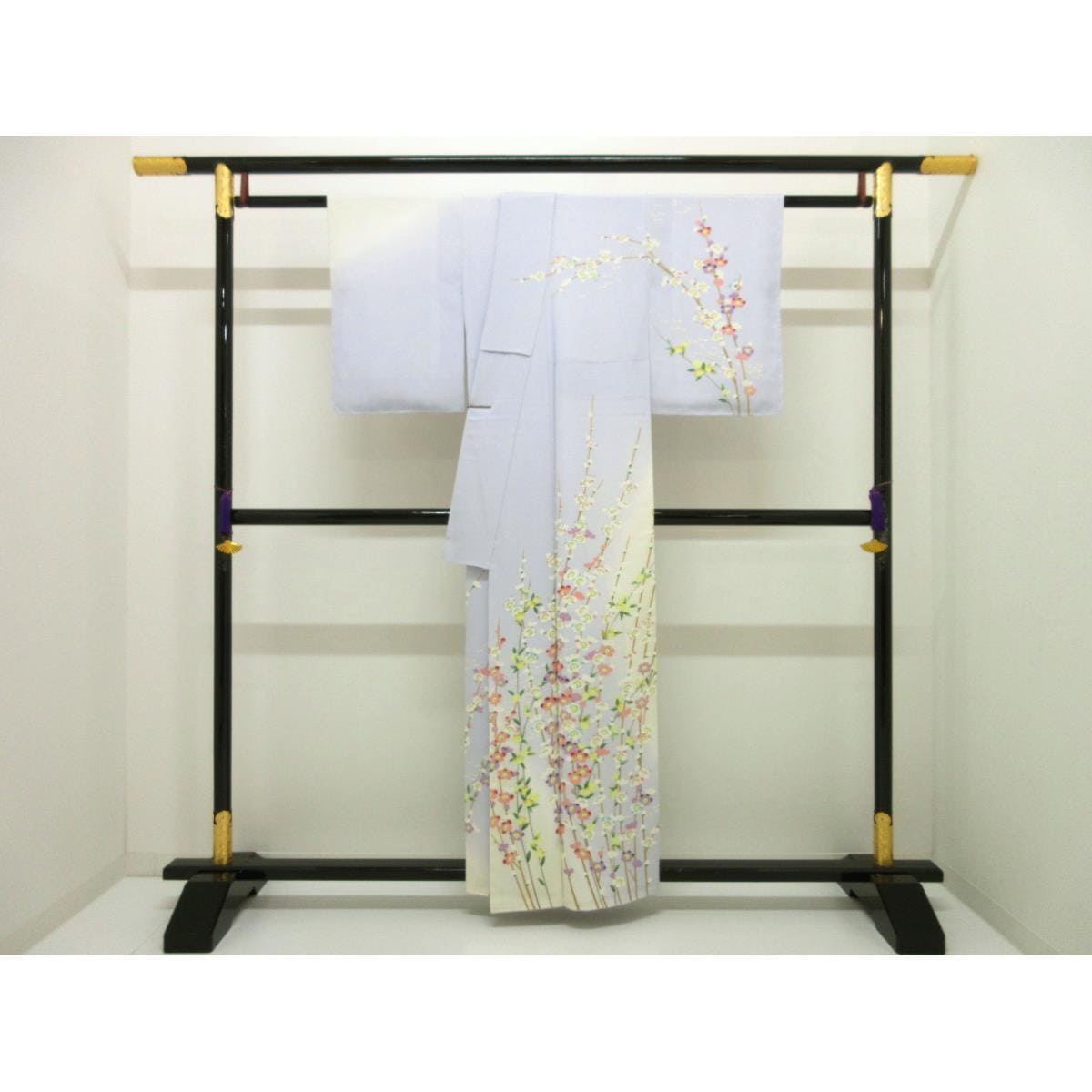 【未使用品】訪問着　友禅加工ボカシ染　Ｓサイズ