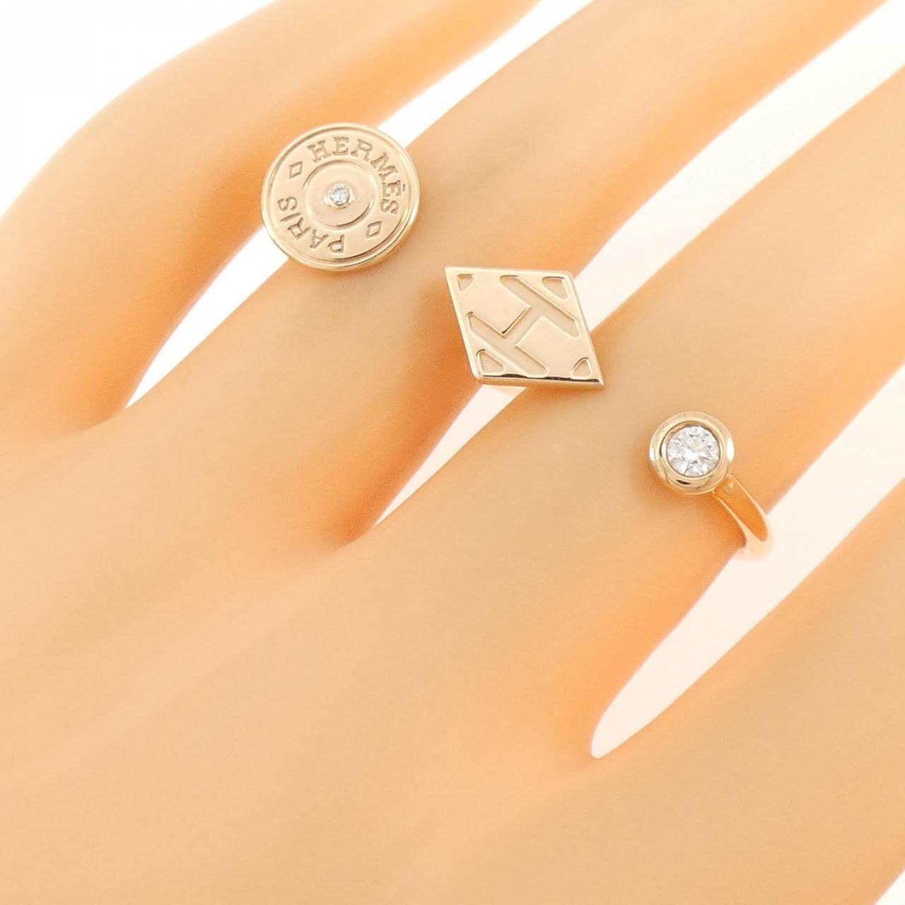 エルメス ダイヤモンド リング 0.11CT