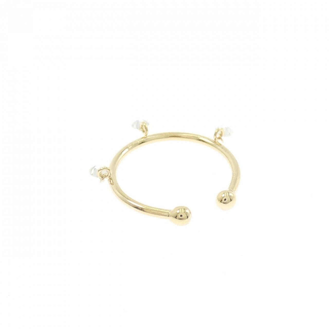 アーカー ダイヤモンド イヤーカフ 片耳