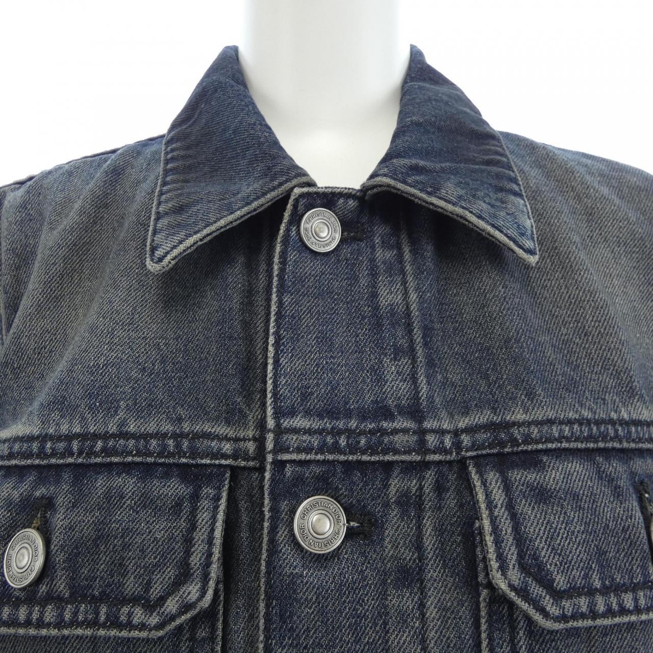 クリスチャンディオール CHRISTIAN DIOR ディオールオブリーク 452V11A3381 デニムジャケット