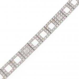 K18WG ダイヤモンド ブレスレット 2.50CT
