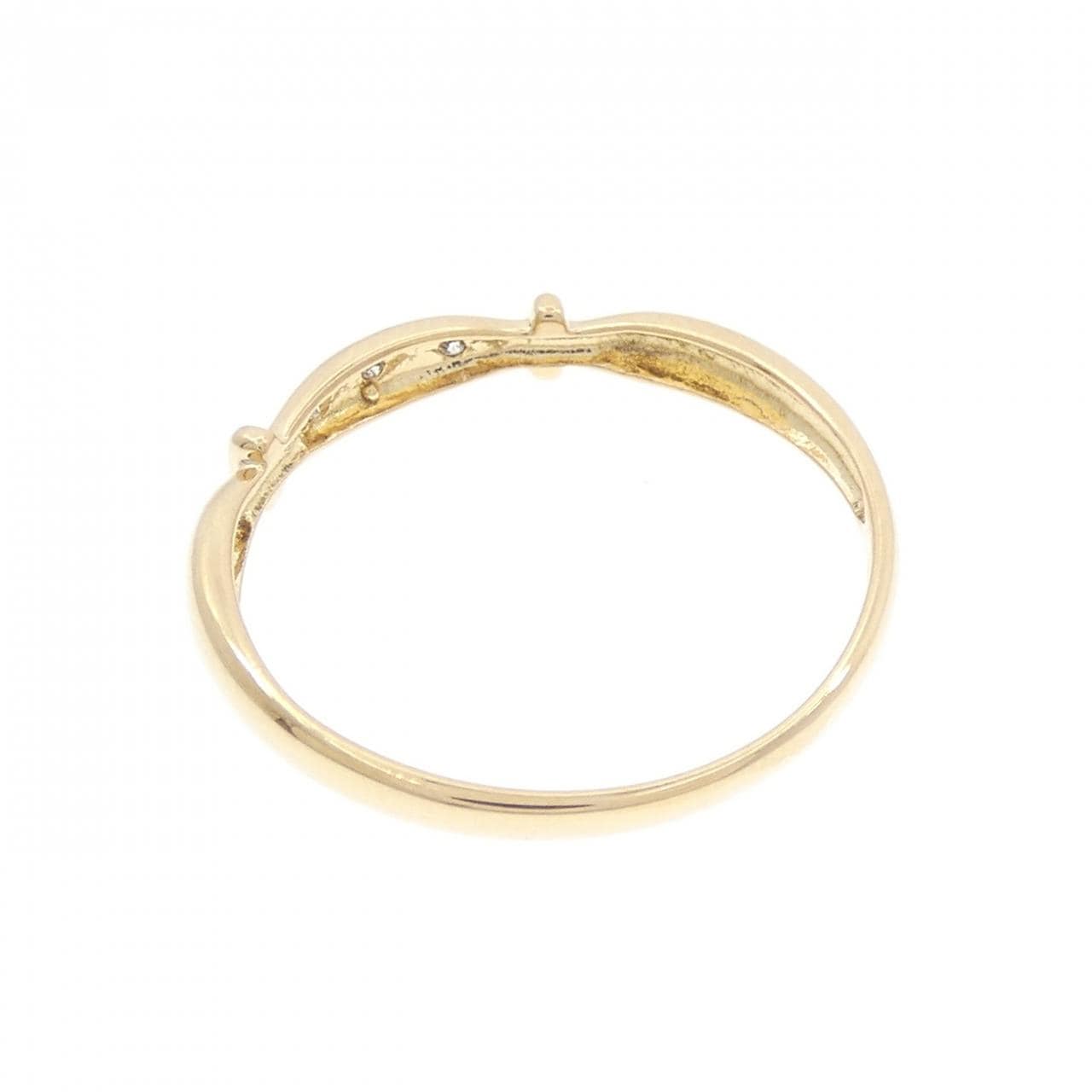 K18YG ダイヤモンド リング 0.02CT