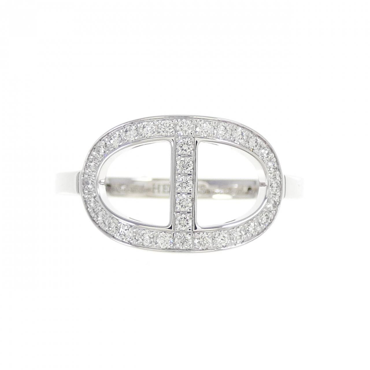 HERMES Chaine d'Ancre Contour Ring