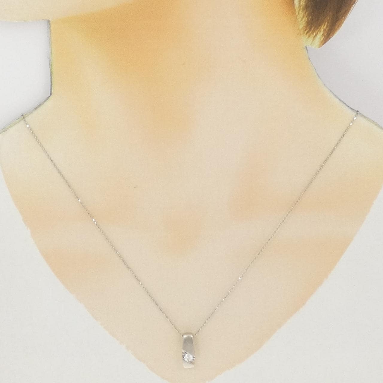 PT900/PT850 ダイヤモンド ネックレス 0.210CT