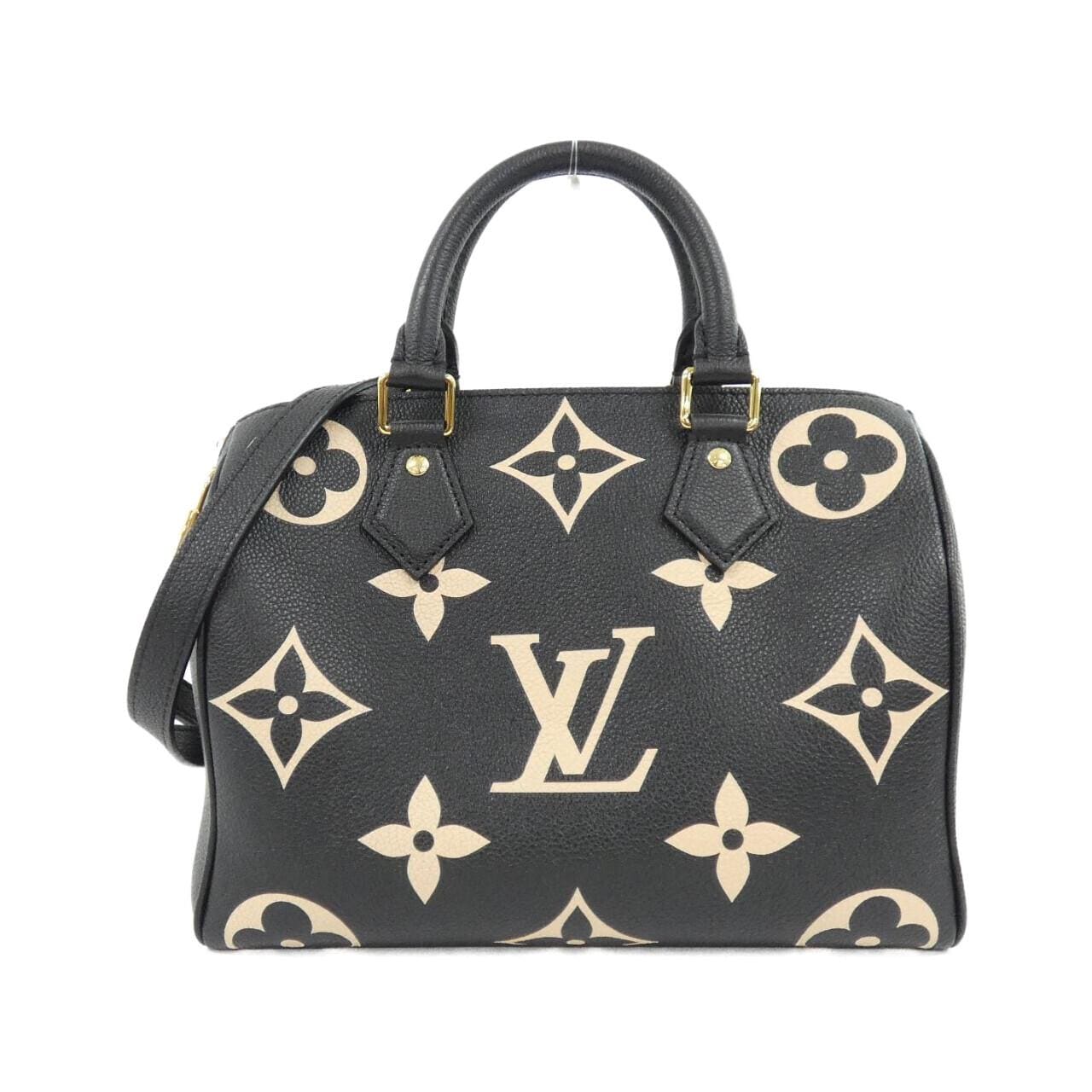 LOUIS VUITTON Vuitton Bicolor Monogram Empreinte Speedy Bandouliere 25cm M58947 Boston Bag