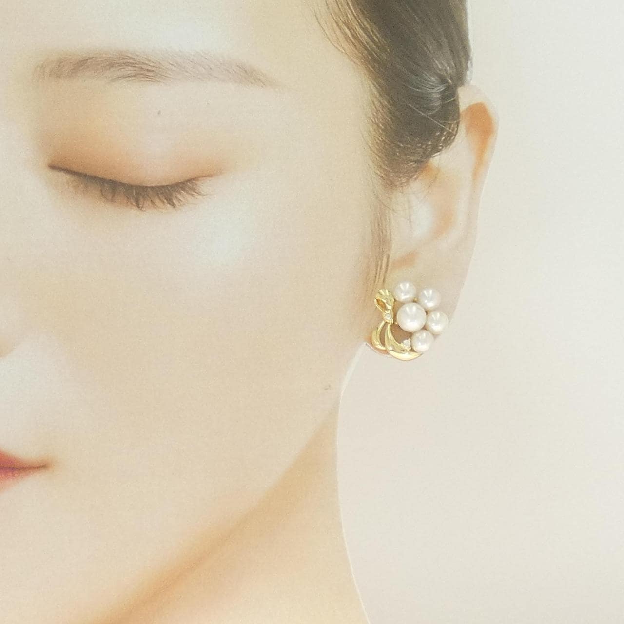 K18YG アコヤパール ピアス