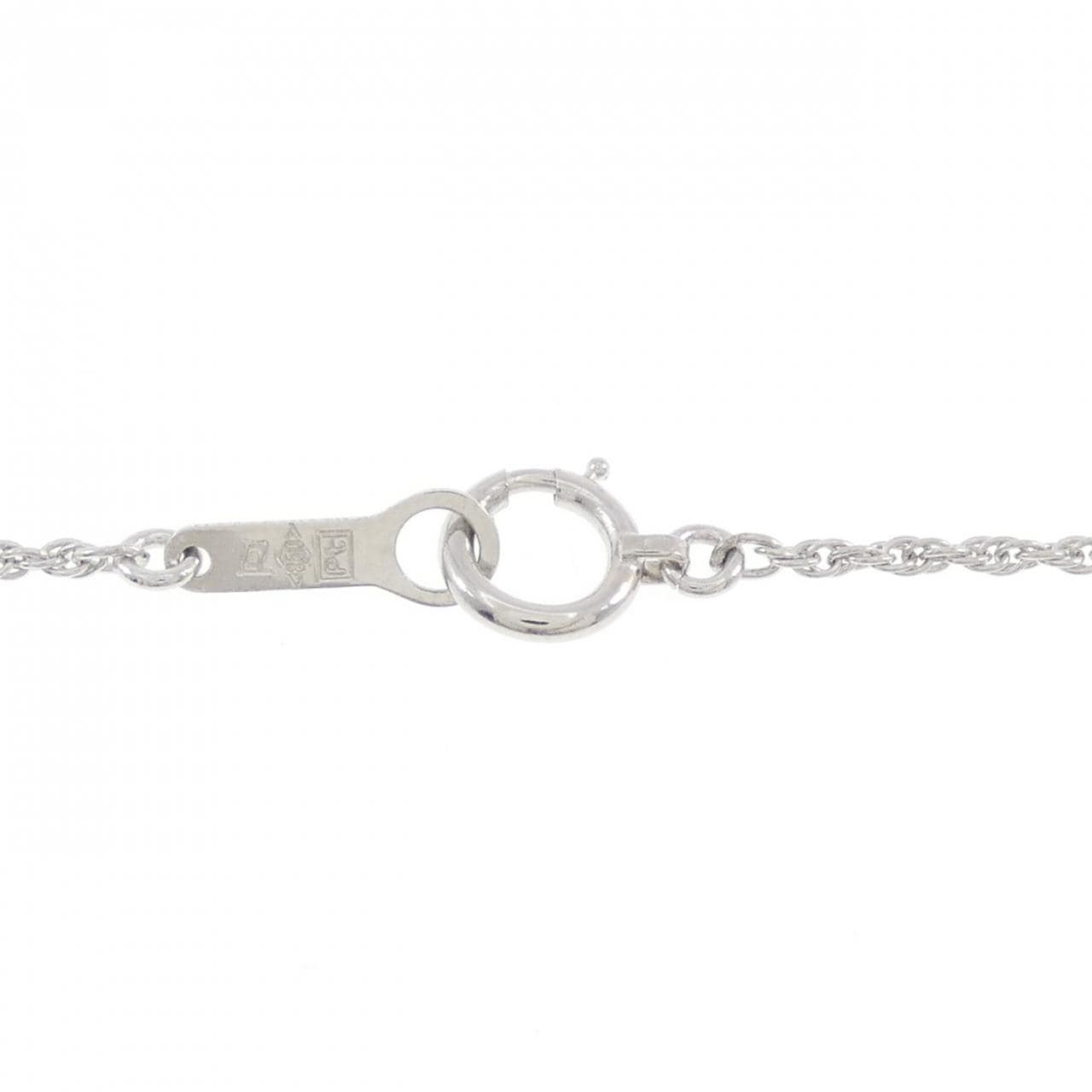 PT900/PT850 ルビー ネックレス 0.60CT