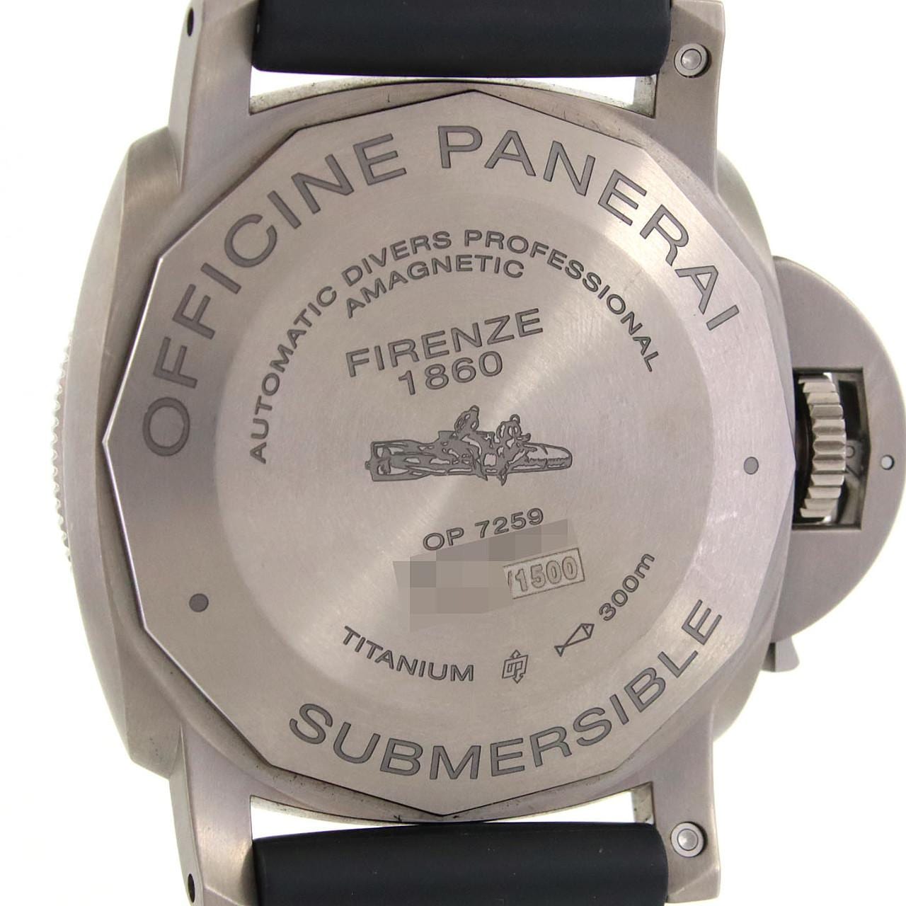【免保养回扣价】PANERAI Luminor Submersible 1950 防磁三日动力储存钛金属自动上弦PAM01389 TI