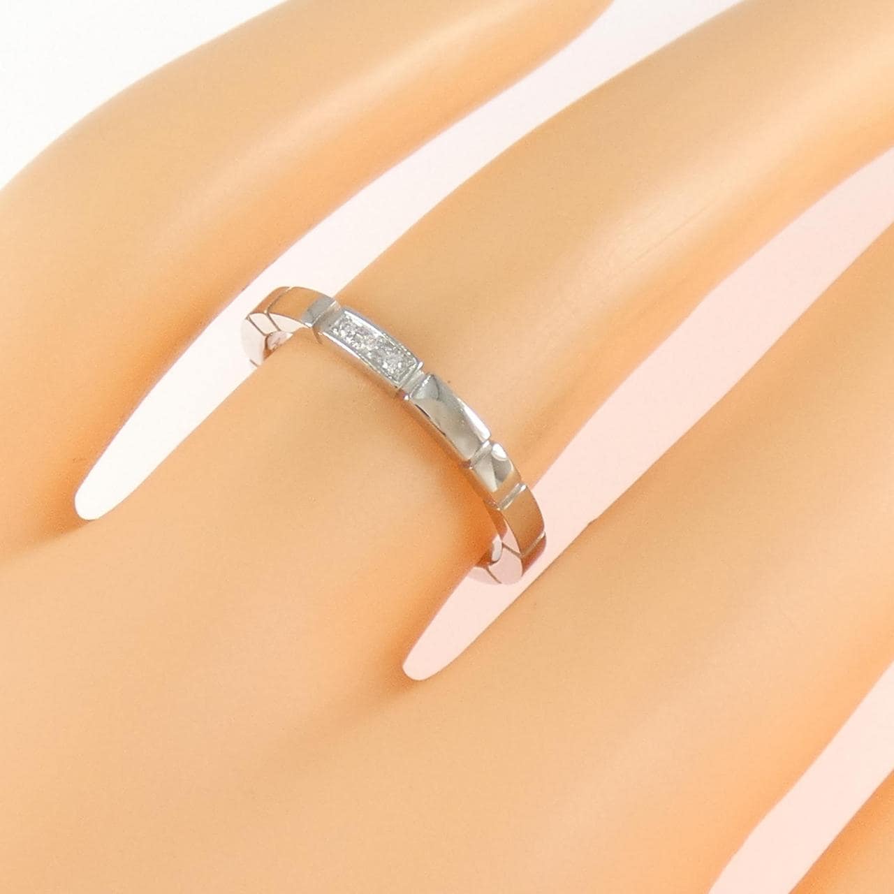 タサキ ピアノ ライン リング 0.01CT