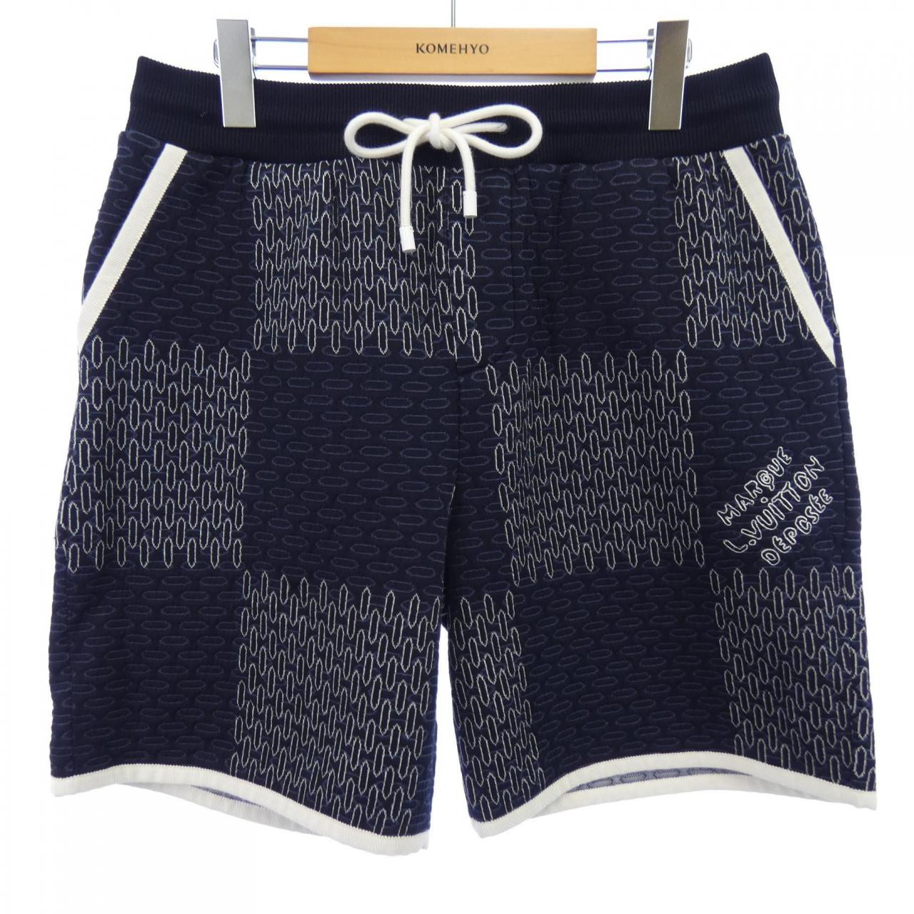 ルイヴィトン LOUIS VUITTON ダミエキルテッドコットンショーツ HRY71WNGG ショートパンツ