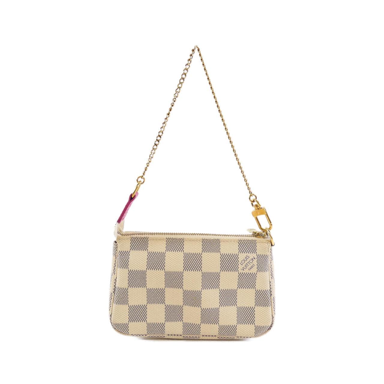 LOUIS VUITTON Damier Azur (Illustre Evasion) Mini Pochette Accessoires N41463 Accessory Pouch