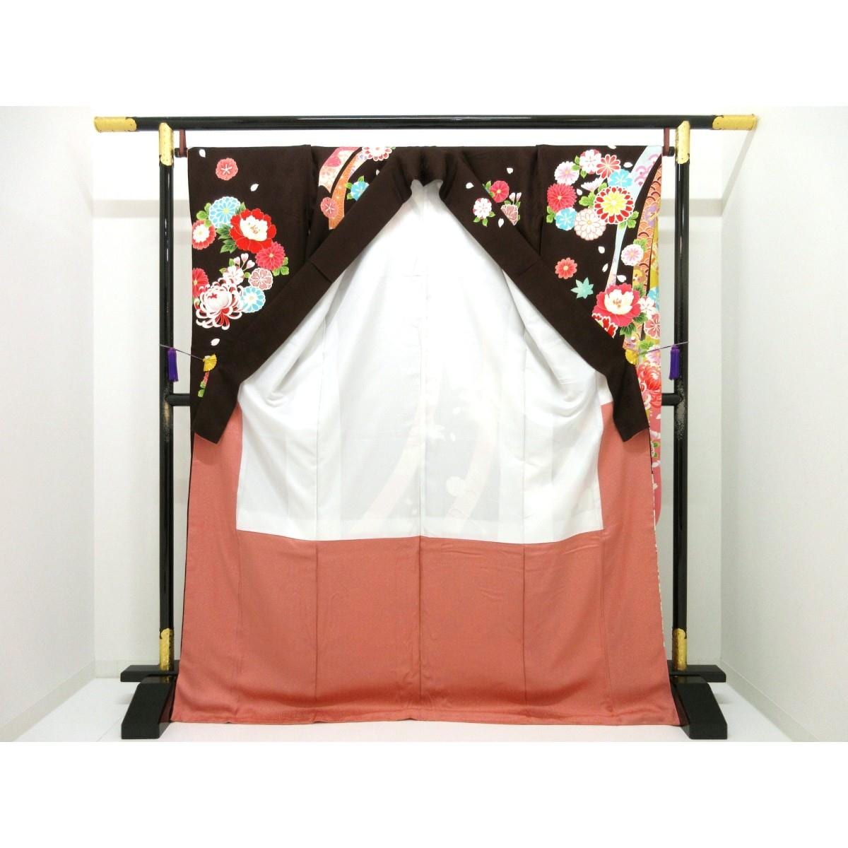 振袖　友禅加工ボカシ染