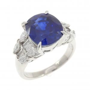 PT900 サファイヤ リング 4.756CT マダガスカル産