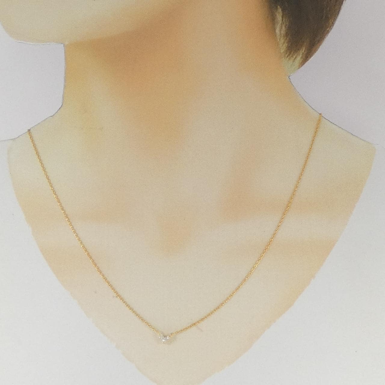 スタージュエリー ミステリアスハート ネックレス 0.10CT