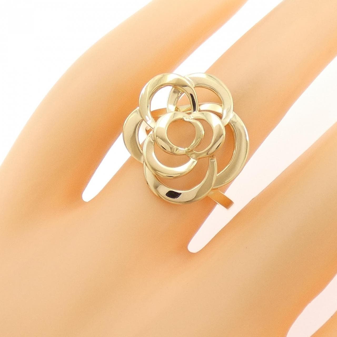 シャネル カメリア リング