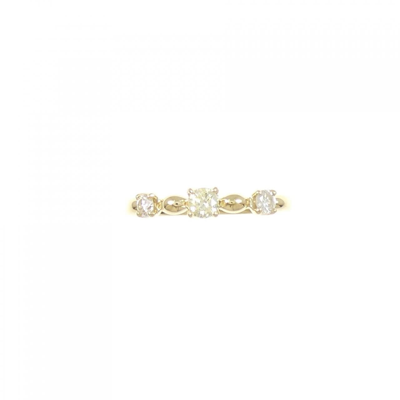 K18YG ダイヤモンド リング 0.26CT