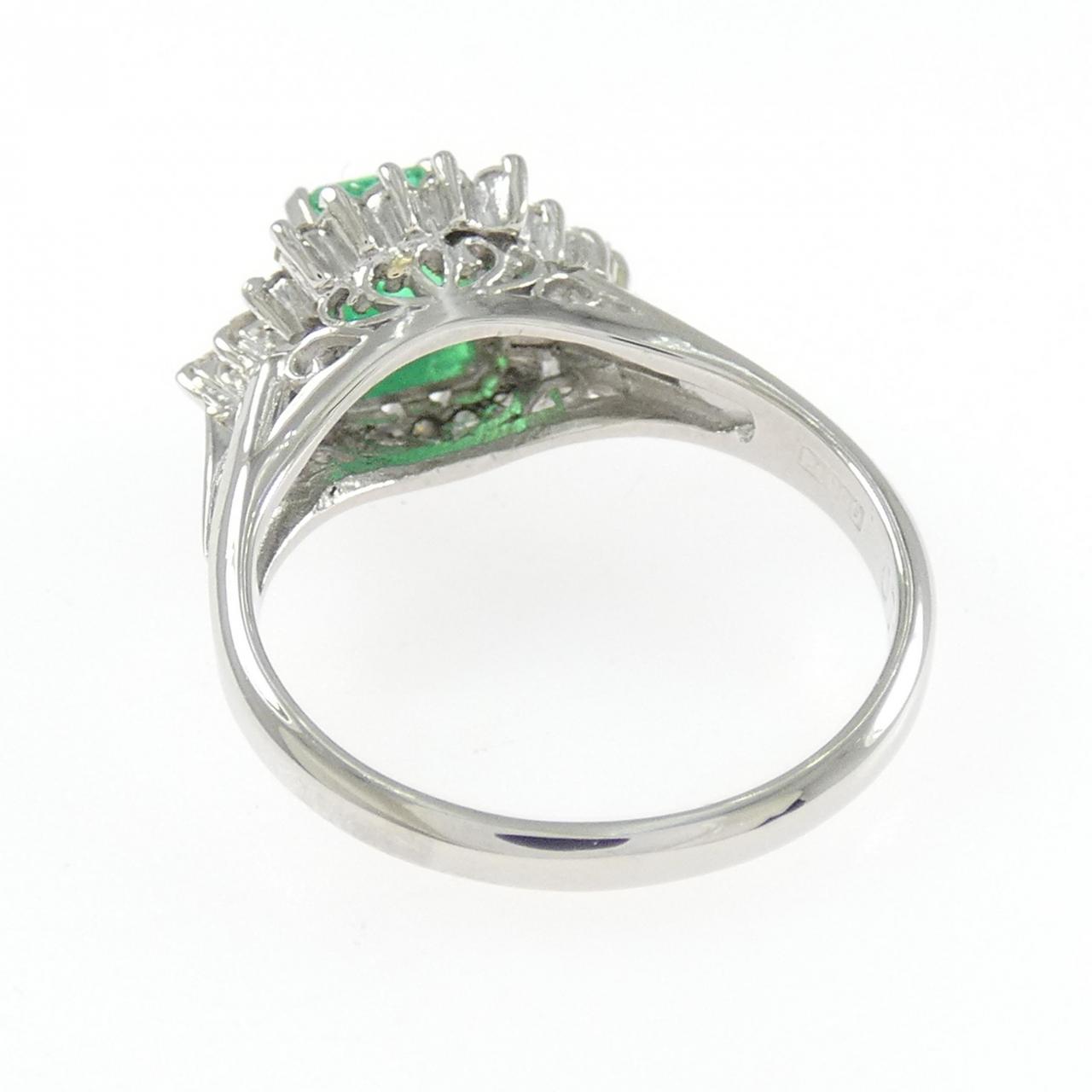 PT900 エメラルド リング 0.78CT