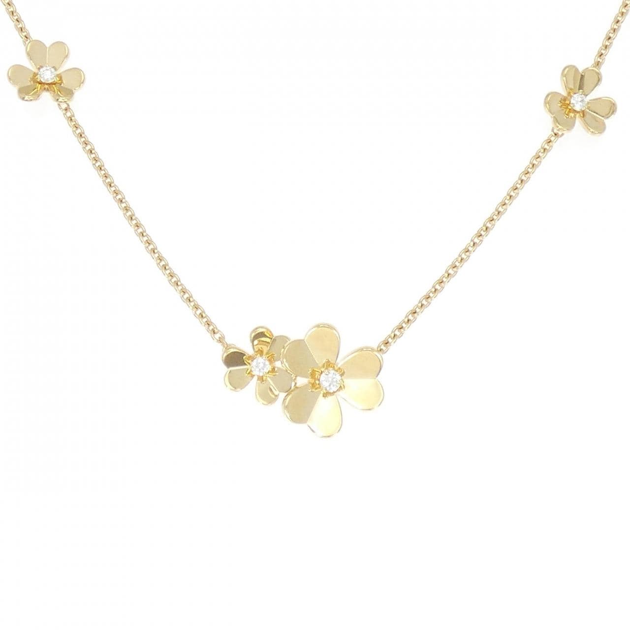 ヴァンクリーフ&アーペル フリヴォル 9フラワー ネックレス