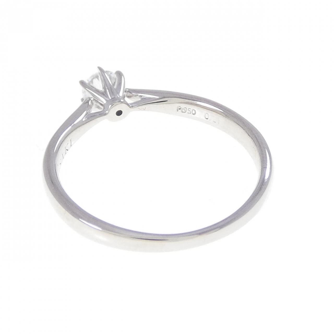 タサキ ピアチェーレ ソリティア リング 0.21CT D VS1 3EXT