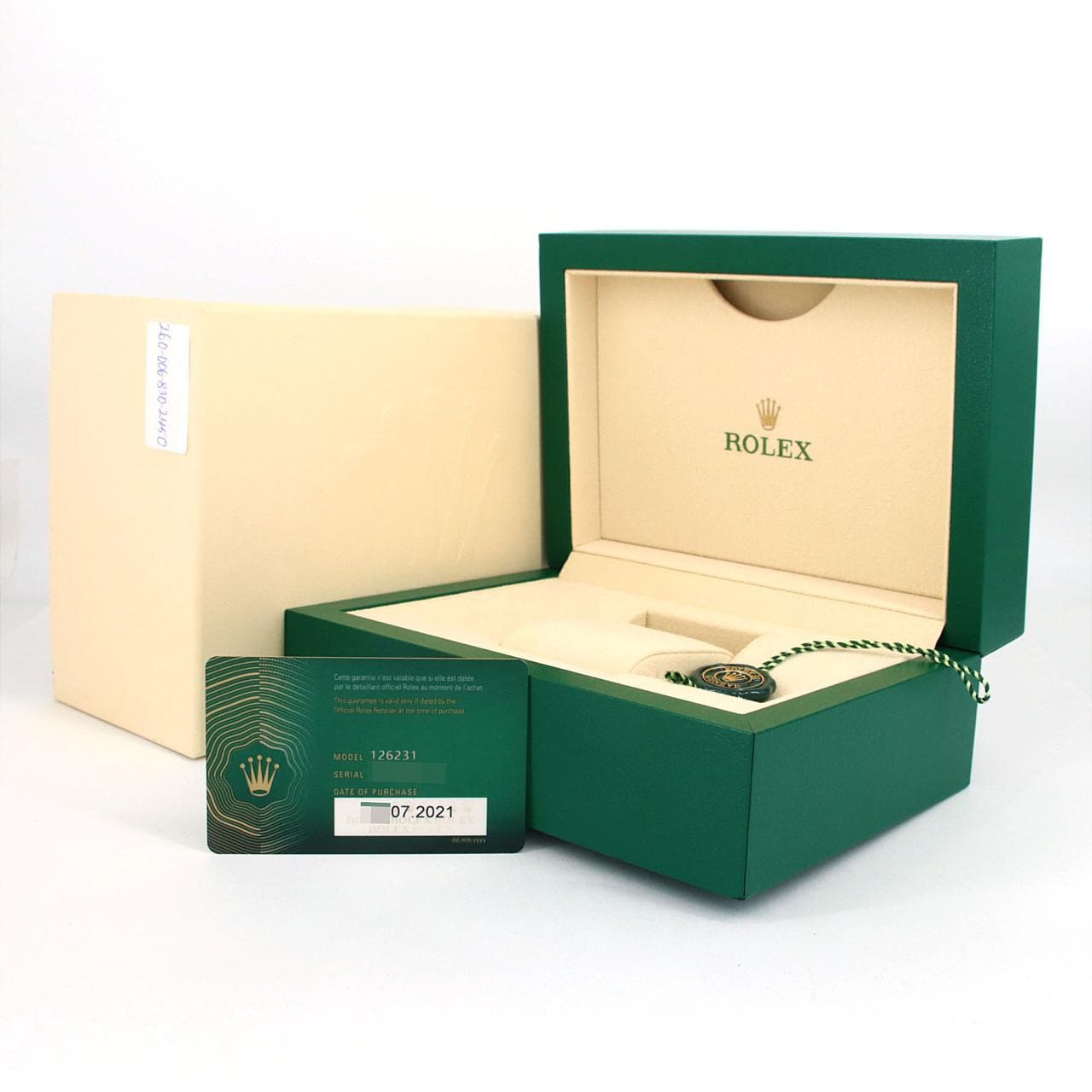 ロレックス デイトジャスト 126231 SSxPG 自動巻 ランダム番