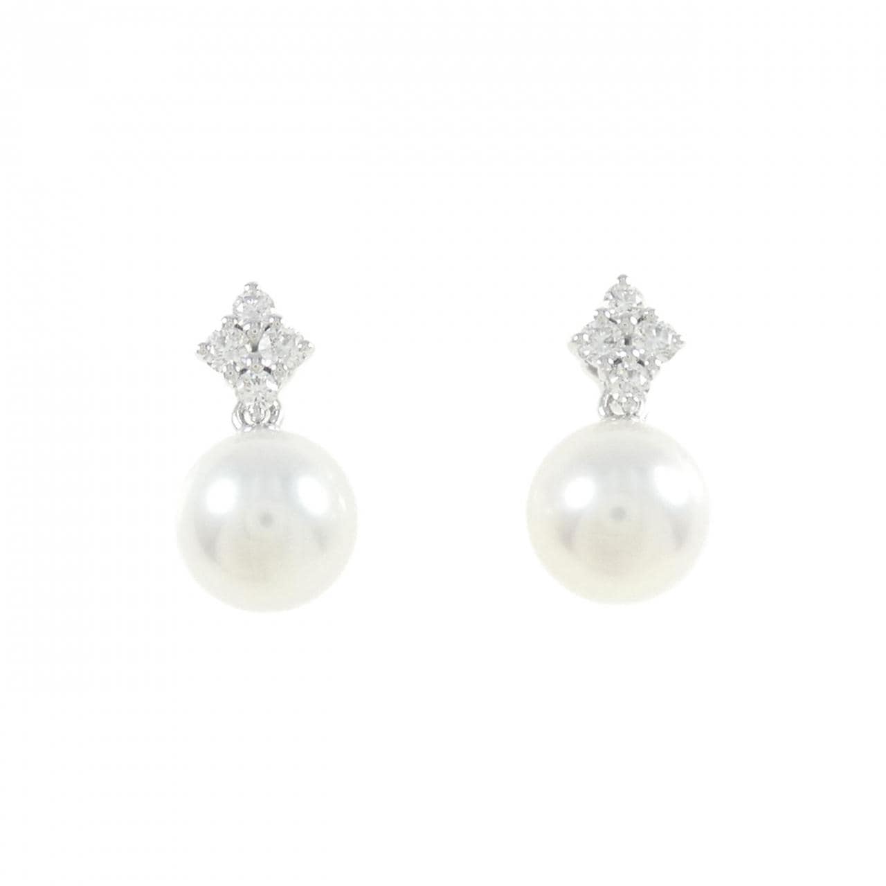 MIKIMOTO Akoya pearl earrings 7.4mm