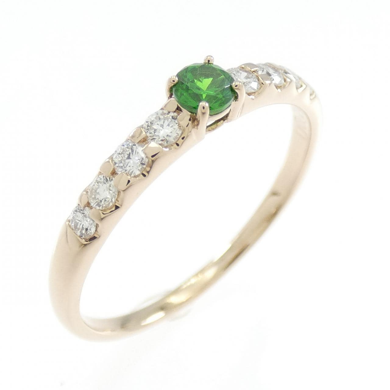 K18PG翠榴石戒指 0.17CT