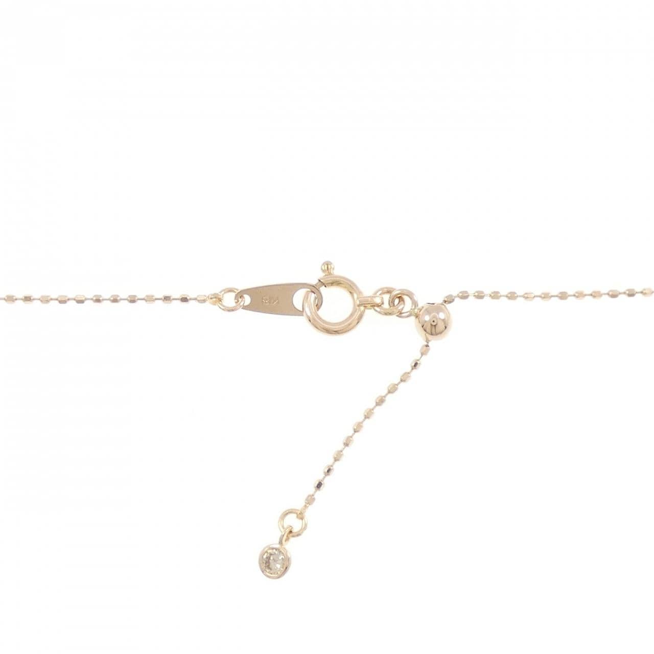 K18PG ダイヤモンド ネックレス 0.409CT
