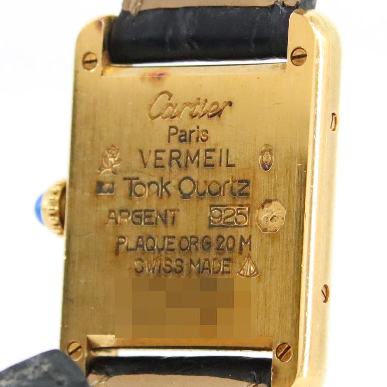 カルティエ マストタンクSM GP W1005554 GP クォーツ