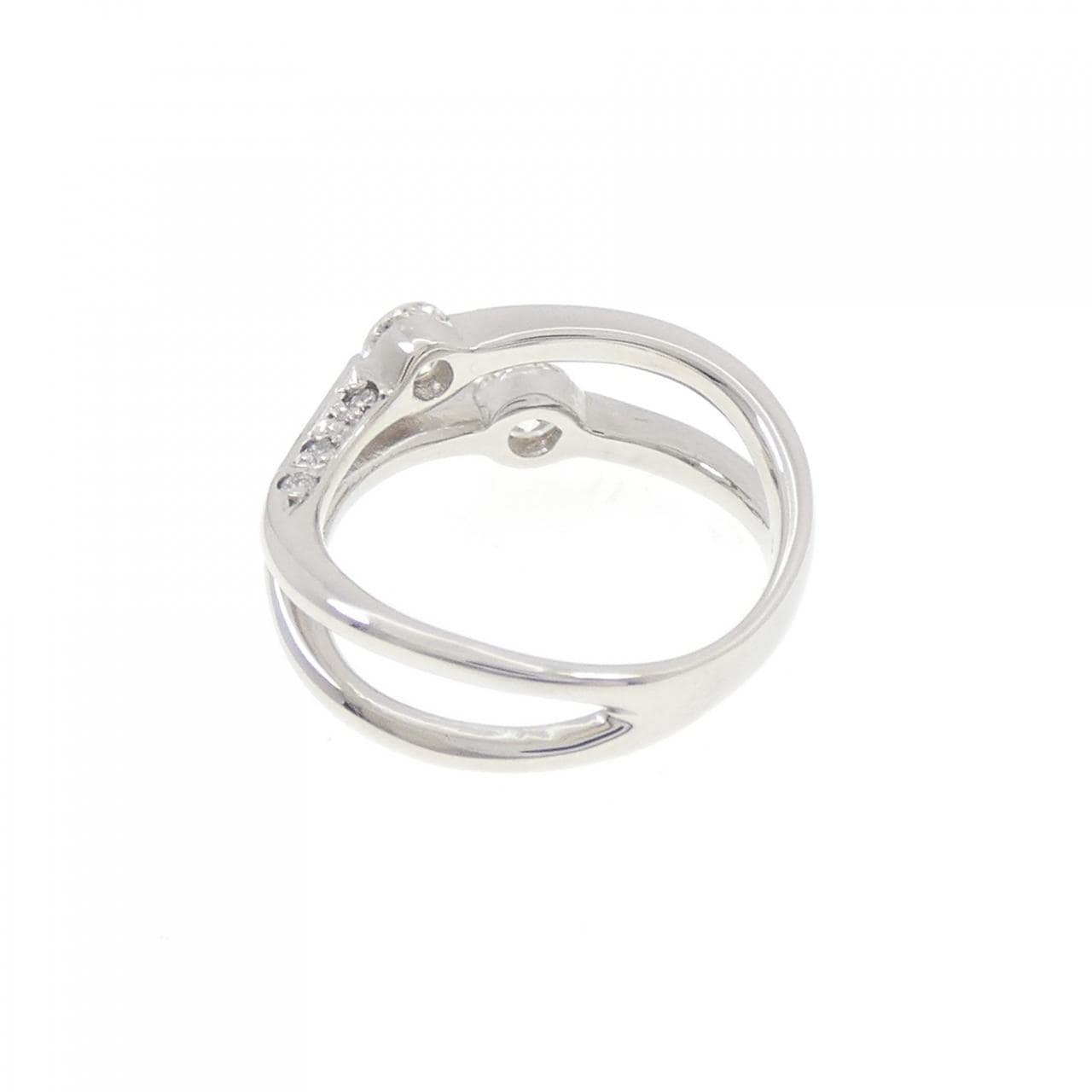 PT900 ダイヤモンド ピンキー リング 0.33CT