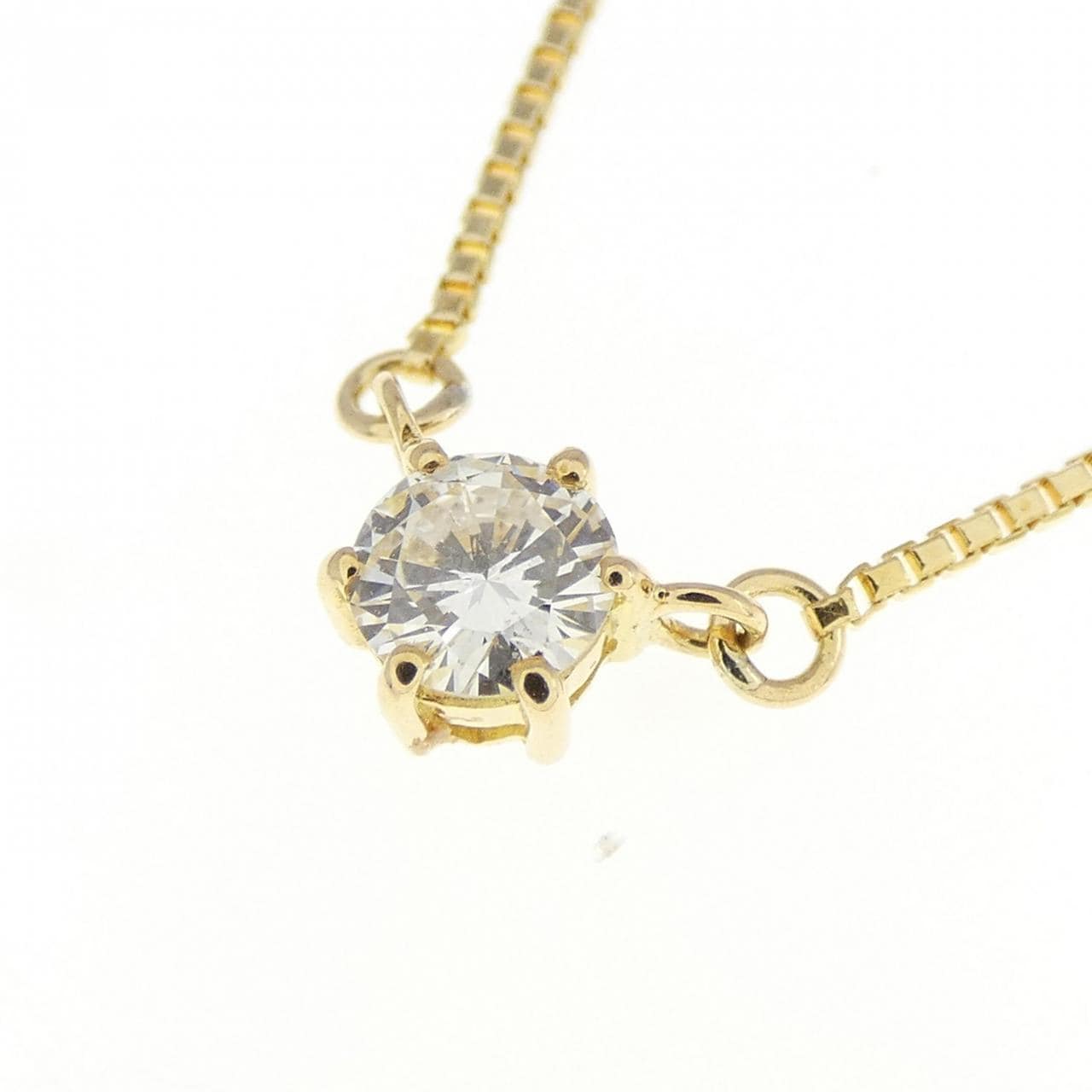 K18YG ダイヤモンド ネックレス 0.192CT